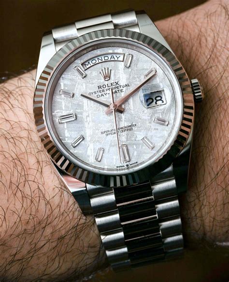 rolex day date white gold replica|Rolex knockoff watches day date.